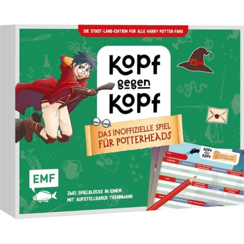 Der ultimative Spielblock: Kopf gegen Kopf - Die inoffizielle Stadt-Land-Edition für Potterheads