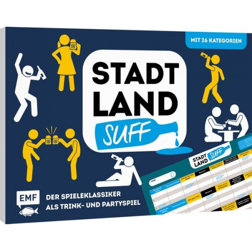 Stadt, Land, Suff - Der Spieleklassiker als Trink- und Partyspiel