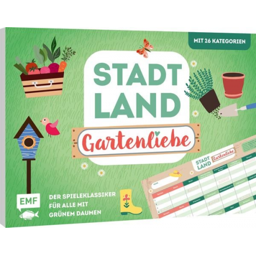 Stadt, Land, Gartenliebe - Der Spieleklassiker für alle mit grünem Daumen