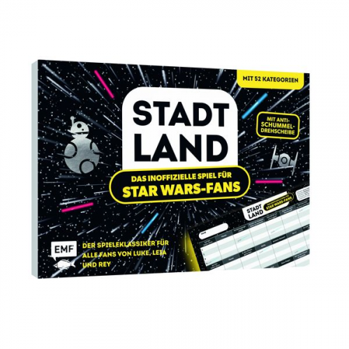 Stadt, Land, das inoffizielle Spiel für Star Wars-Fans - Der Spieleklassiker für alle Fans von Luke, Leia und Rey