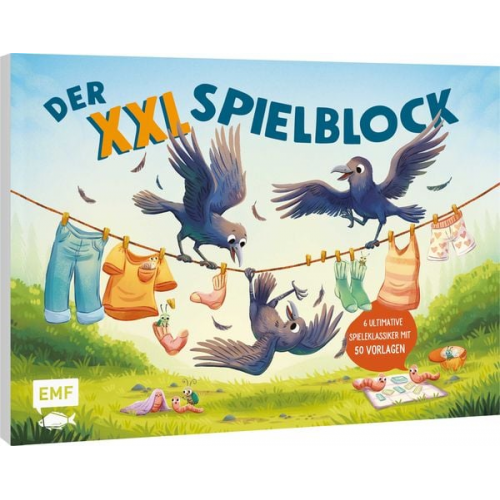 Der XXL-Spiel- und Spaßblock mit 50 Vorlagen - Rabentastisch!