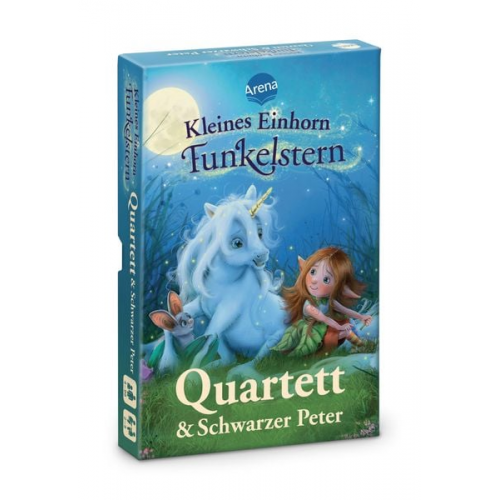 Arena Verlag - Kleines Einhorn Funkelstern – Quartett & Schwarzer Peter