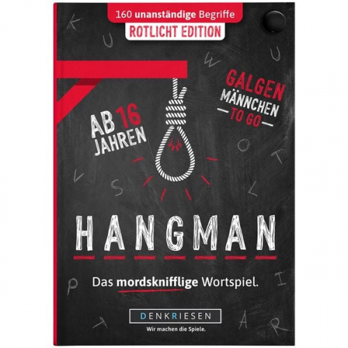 Denkriesen - Hangman® - Rotlicht Edition "galgenmännchen To Go"