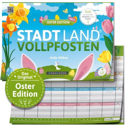 Denkriesen - Stadt Land Vollpfosten® - Oster Edition - "volle Möhre."