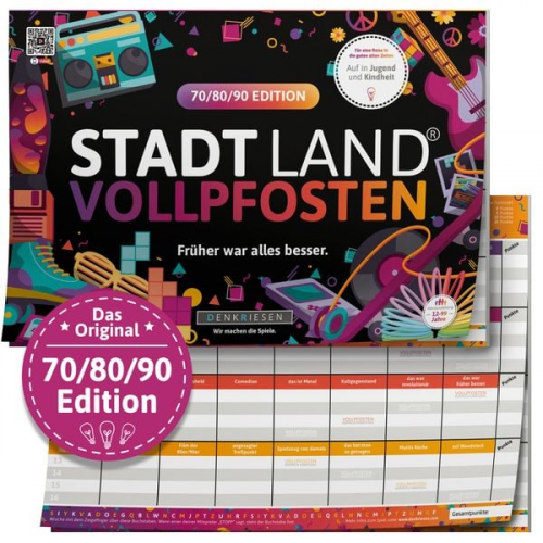 DENKRIESEN - STADT LAND VOLLPFOSTEN® - 70/80/90 EDITION - "Früher war alles besser." - A4