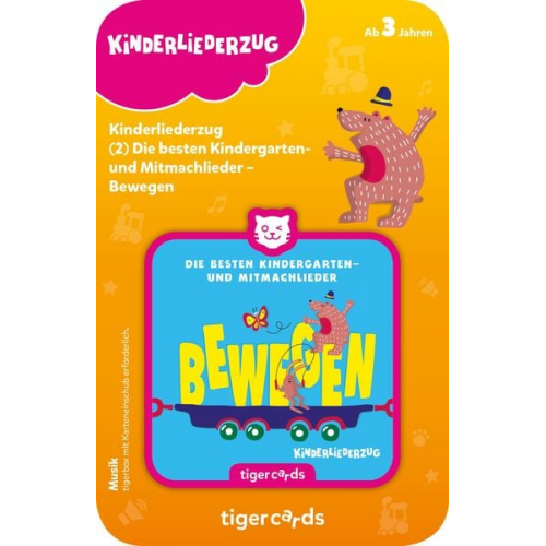 Tiger Media - Tigercards - Kinderliederzug - Die besten Kindergarten- und Mitmachlieder - Bewegen, 2