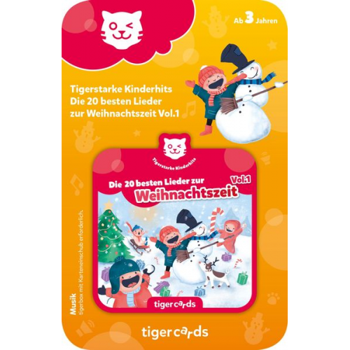 Tiger Media - Tigercards - Tigerstarke Kinderhits - Die 20 besten Lieder zur Weihnachtszeit Vol.1