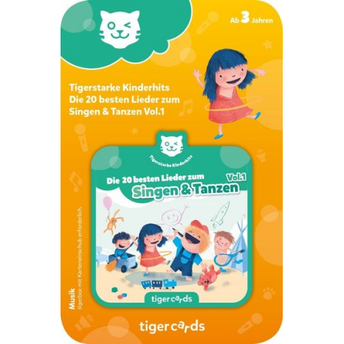 Tiger Media - Tigercards - Tigerstarke Kinderhits - Die 20 besten Lieder zum Singen & Tanzen Vol.1