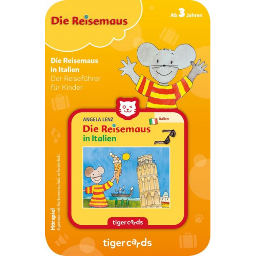 Tiger Media - Tigercards - Die Reisemaus - in Italien. Der Reiseführer für Kinder