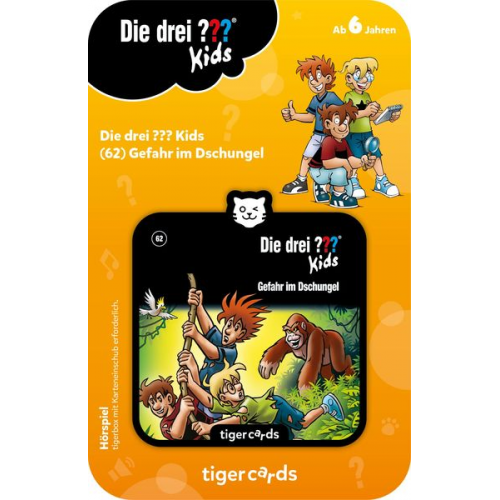 Tiger Media - Tigercards - Die ??? Kids - Gefahr im Dschungel