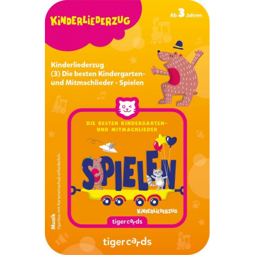 Tiger Media - Tigercards - Kinderliederzug - Die besten Kindergartenlieder - Spielen