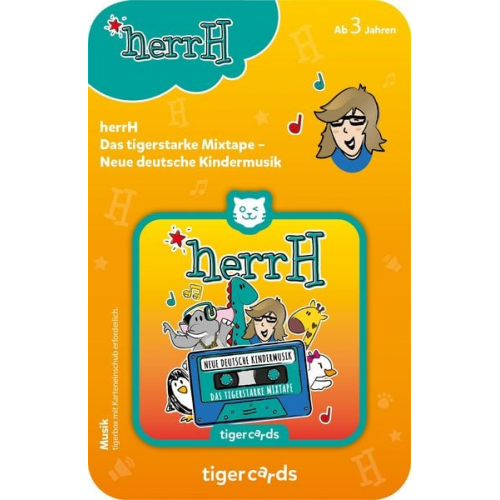 Tiger Media - Tigercards - herrH - Das tigerstarke Mixtape - Neue deutsche Kindermusik