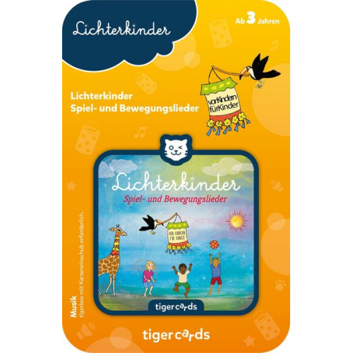 Tiger Media - Tigercards - Lichterkinder - Spiel und Bewegungslieder