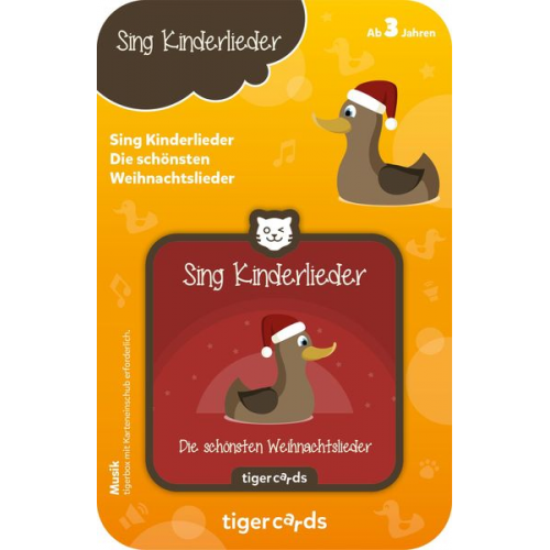 Tiger Media - Tigercards - Sing Kinderlieder - Die schönsten Weihnachtslieder