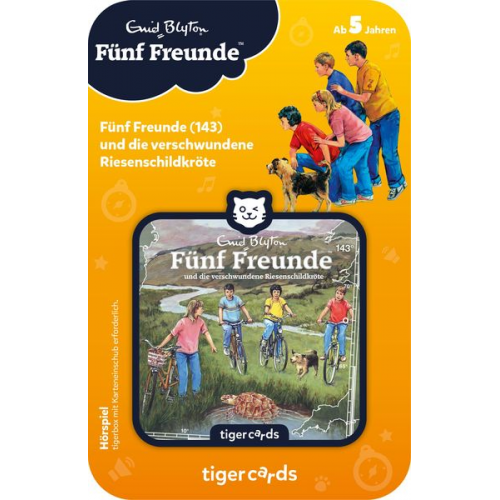 Tiger Media - Tigercards - Fünf Freunde und die verschwundene Riesenschildkröte