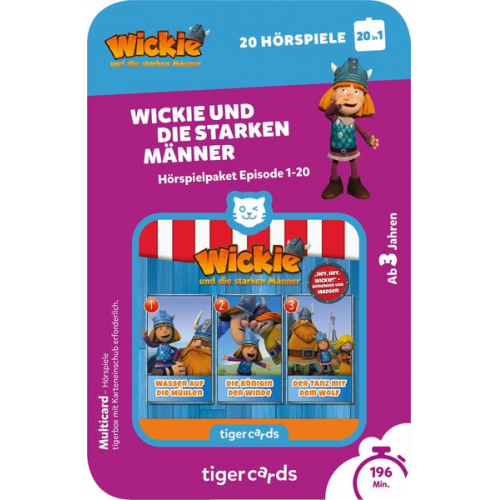 Tiger Media - Tigercards - Wickie und die starken Männer - Hörspielpaket Episode 1-20