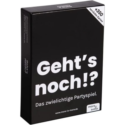 Geht's noch!? - das zwielichtige Partyspiel