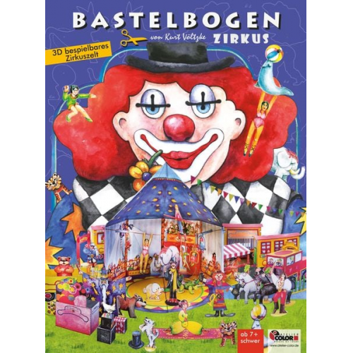 Zirkus Bastelbogen