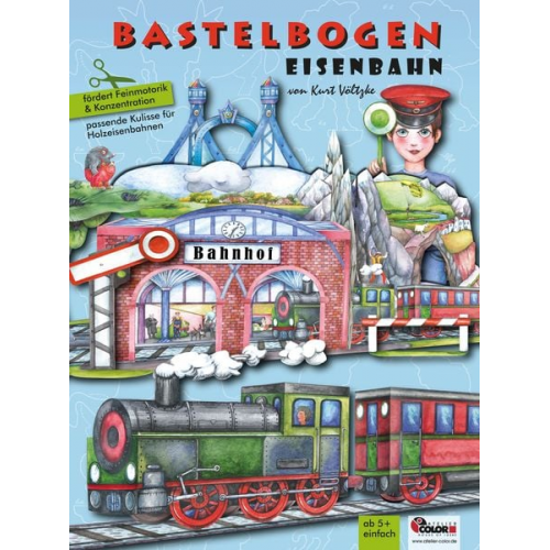 Eisenbahn Bastelbogen