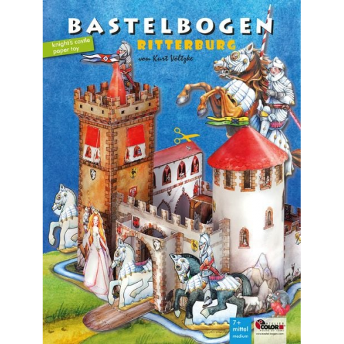 Ritterburg Bastelbogen