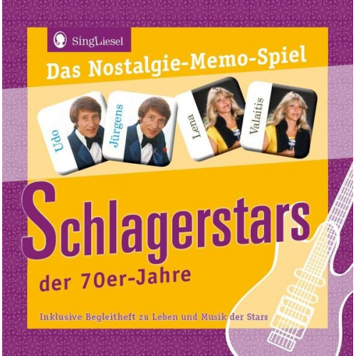 Das Memo-Spiel für Senioren - Schlagerstars der 70er-Jahre