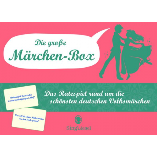 Die große Märchen-Quiz-Box für Senioren. Das Spiel rund um bekannte Märchen für Senioren. Auch mit Demenz. Spiele Box mit 100 Karten.