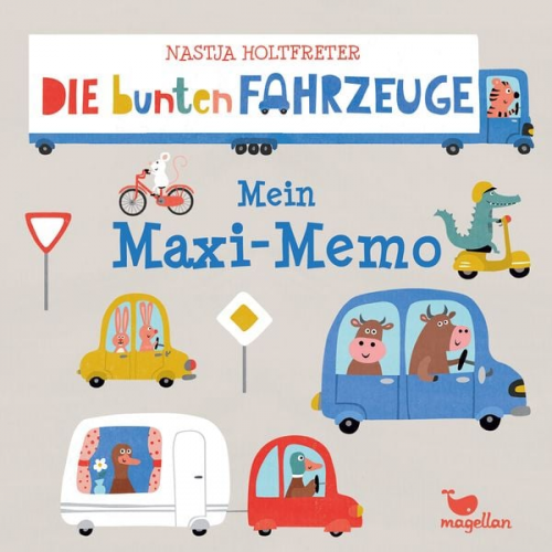 Die bunten Fahrzeuge - Mein Maxi-Memo (Kinderspiel)