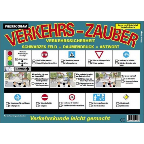 PRESSOGRAM Zaubertafel - Verkehrssicherheit