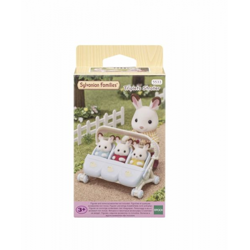 Sylvanian Families - Drillings-Kinderwagen