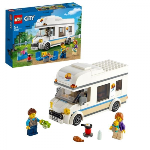 LEGO City Starke Fahrzeuge 60283 Ferien-Wohnmobil Spielzeug Campingbus