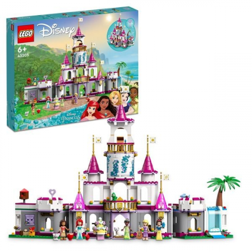 LEGO | Disney Princess 43205 Ultimatives Abenteuerschloss mit Mini-Puppen