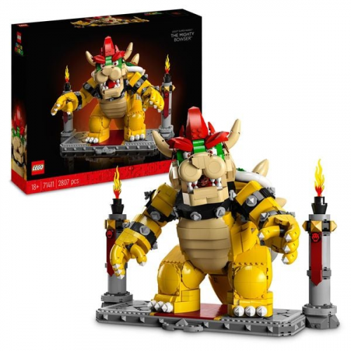 LEGO Super Mario 71411 Der mächtige Bowser, 3D-Modell-Bausatz zum Sammeln