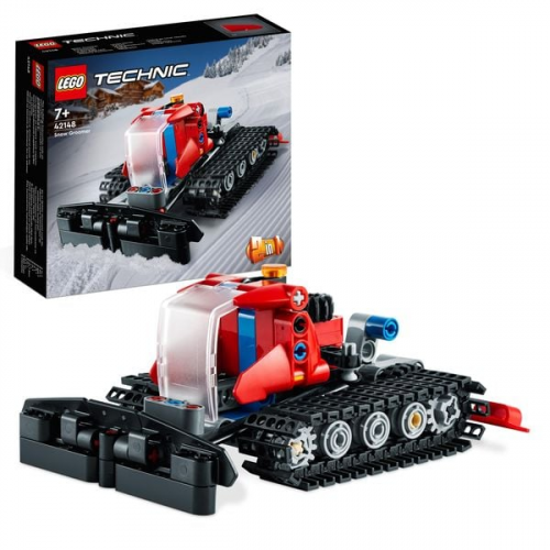 LEGO Technic 42148 Pistenraupe, 2in1-Fahrzeug-Set mit Schneemobil