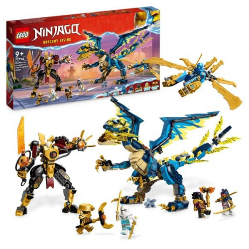 LEGO NINJAGO 71796 Kaiserliches Mech-Duell gegen den Elementardrachen