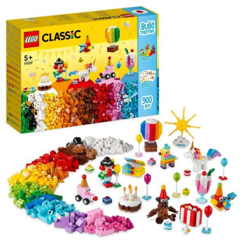 LEGO Classic 11029 Party Kreativ-Bauset Bausteine-Box ab 5 Jahren