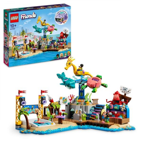 LEGO Friends 41737 Strand-Erlebnispark, Kirmes mit Technic-Elemente