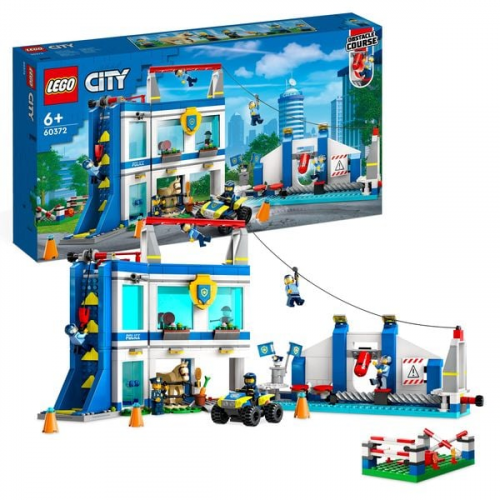 LEGO City 60372 Polizeischule Set mit Pferd und Hindernisstrecke