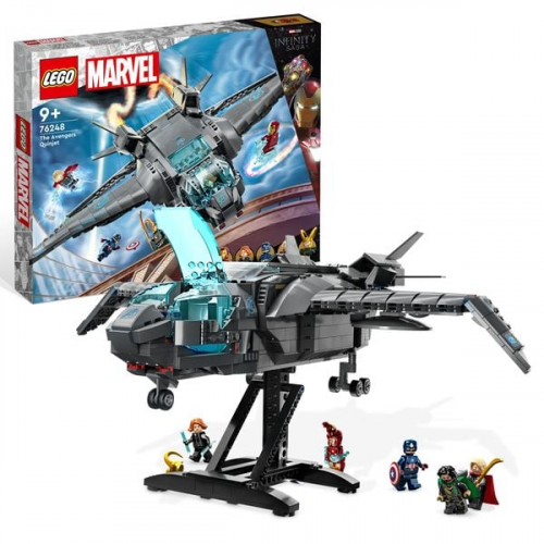 LEGO Marvel 76248 Der Quinjet der Avengers, Raumschiff Set