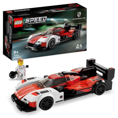 LEGO Speed Champions 76916 Porsche 963, Modellauto-Bausatz Spielzeug