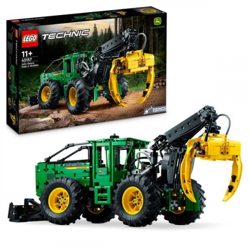 LEGO Technic 42157 John Deere 948L-II Skidder Baufahrzeug für Kinder