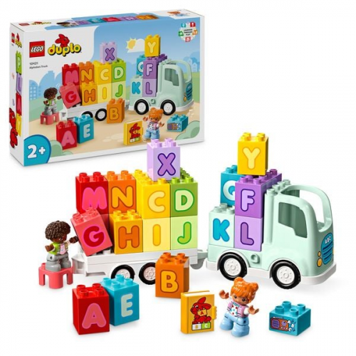 LEGO DUPLO Town 10421 ABC-Lastwagen, Lernspielzeug mit LKW-Spielzeug