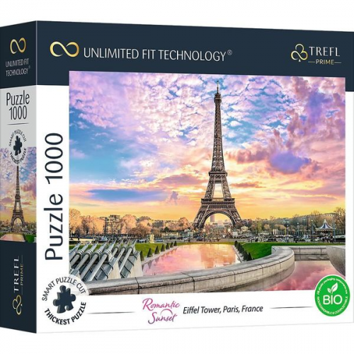 UFT Puzzle 1000 - Romantic Sunset: Eiffel Turm, Paris, Frankreich