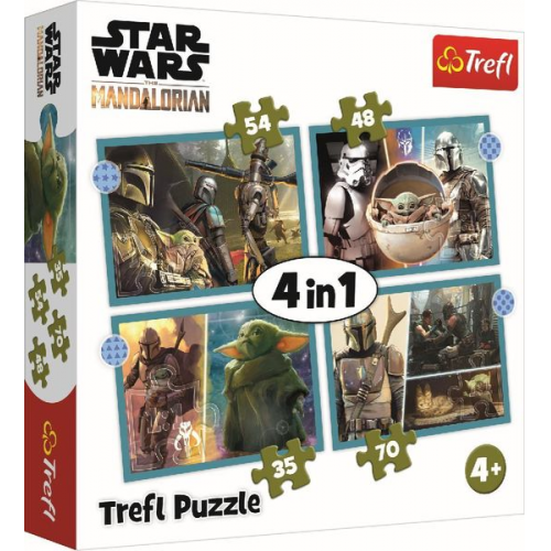 4 in 1 Puzzle - Star Wars (Kinderpuzzle)