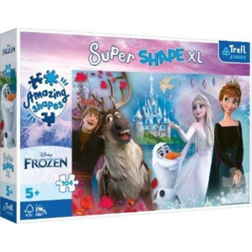 Junior Super Shape XL Puzzle 104 Teile - Disney Frozen