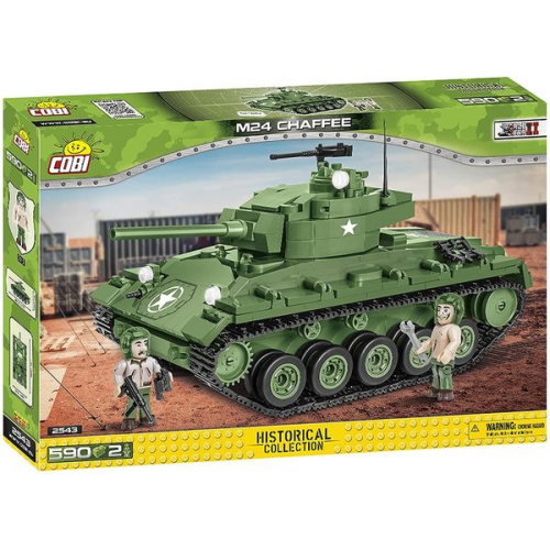 COBI 2543 - Historical Collection, M24 Chaffee, Panzer, Bauset