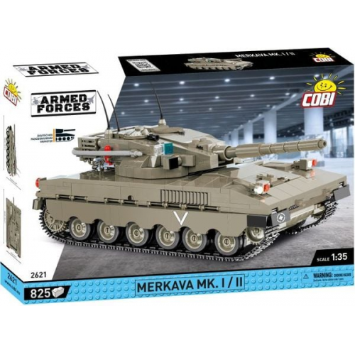 COBI 2621 - Armed Forces, Merkava MK.I/II, Panzer, 825 Klemmbausteine