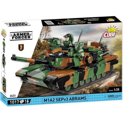 COBI Armed Force 2623 - M1A2 SEPv3 Abrams, Panzer, Bauset