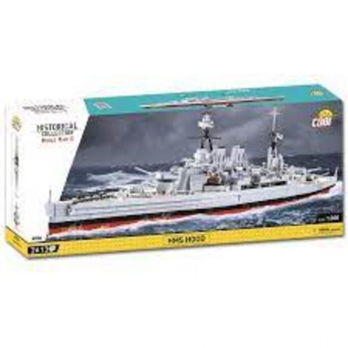 COBI Historical Collection 4830 - HMS HOOD Schlachtschiff WWII, 2620 Klemmbausteine