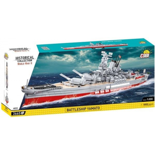 COBI 4833 - Historical Collection, WWII, Battleship Yamato, Kriegsschiff, Bauset