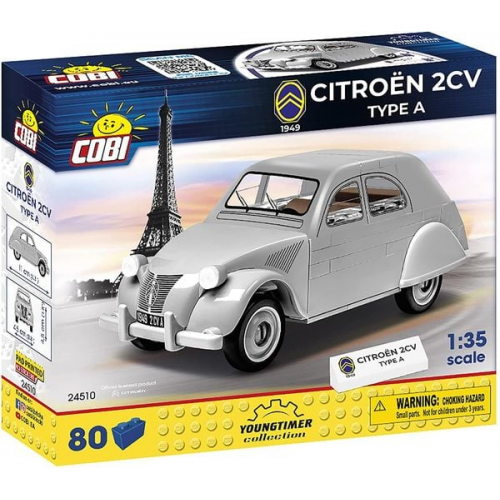 COBI 24510 - Youngtimer Collection, Citroen 2CV Type A, Kult-Modell, Bauset